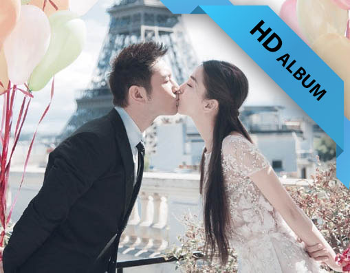 Ảnh cưới đẹp như mơ Huỳnh Hiểu Minh và Angela Baby